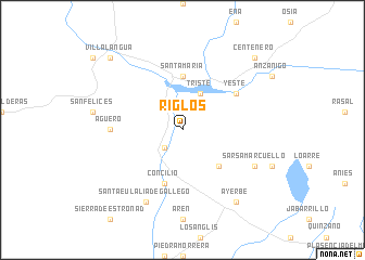 map of Riglos