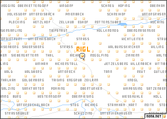 map of Rigl