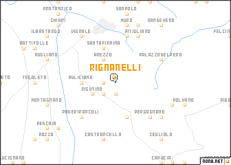 map of Rignanelli