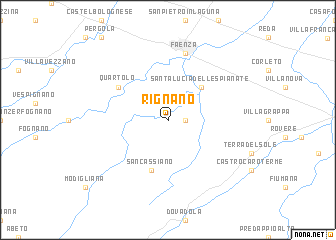 map of Rignano