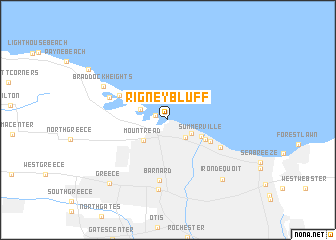 map of Rigney Bluff