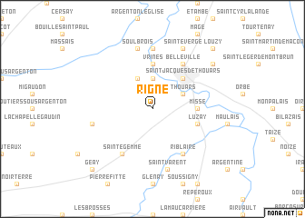 map of Rigné