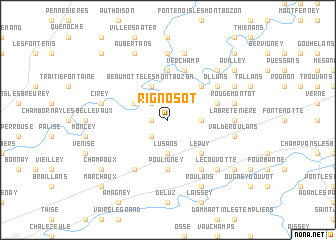 map of Rignosot