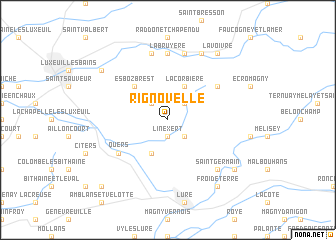 map of Rignovelle
