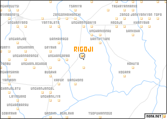 map of Rigoji