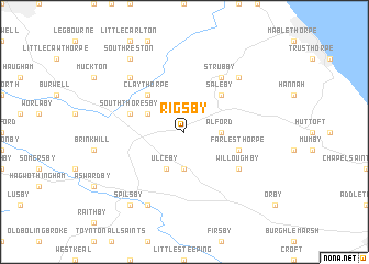 map of Rigsby