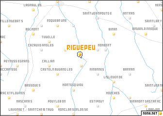 map of Riguepeu