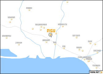 map of Rīgū