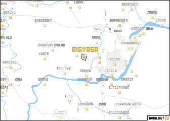 map of Rigyasa