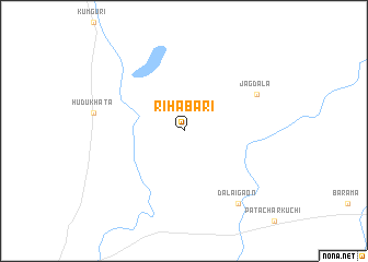 map of Rihābāri