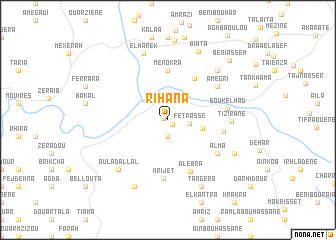 map of Rihana