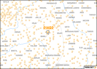 map of Rihār
