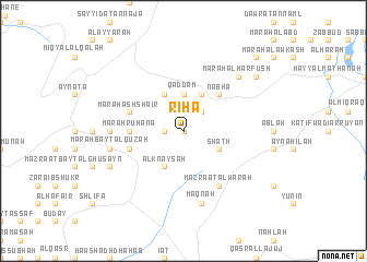 map of Rīḩā