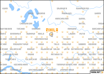 map of Rihila