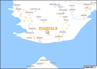 map of Riidaküla