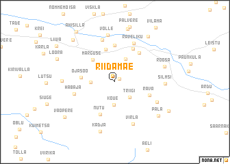 map of Riidamäe