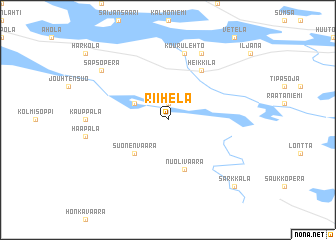 map of Riihelä