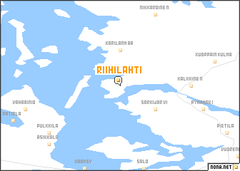 map of Riihilahti