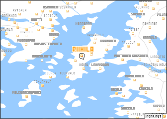 map of Riihilä