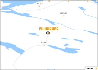map of Riihivaara