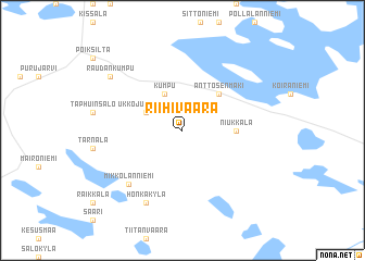 map of Riihivaara