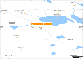 map of Riihivalkama