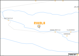 map of Riikola