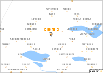 map of Riikola