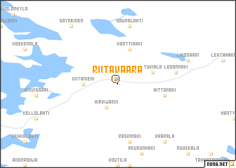 map of Riitavaara