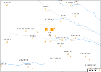 map of Rījān