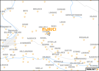 map of Rijavci