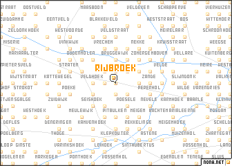 map of Rijbroek