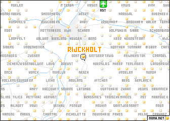 map of Rijckholt