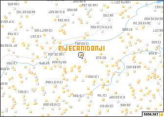 map of Riječani Donji