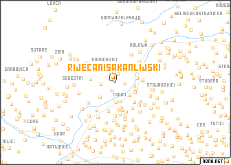 map of Riječani Šakanlijski