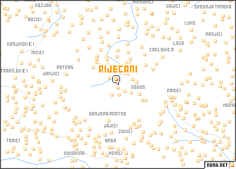 map of Riječani