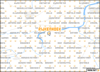 map of Rijkenhoek