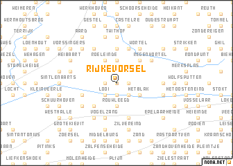 map of Rijkevorsel