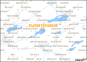 map of Rijnsaterwoude