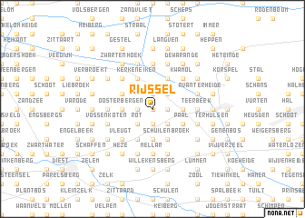 map of Rijssel