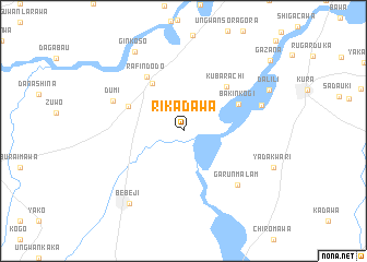 map of Rikadawa