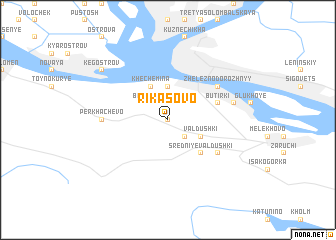 map of Rikasovo