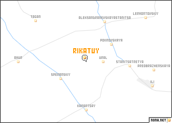 map of Rikatuy