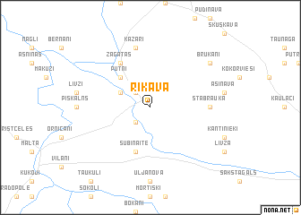 map of Rikava