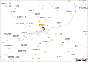 map of Riker