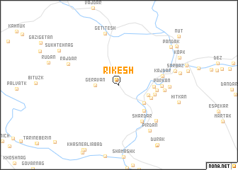 map of Rīkesh