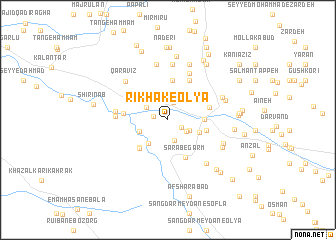 map of Rīkhak-e ‘Olyā