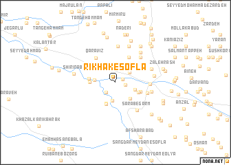 map of Rīkhak-e Soflá