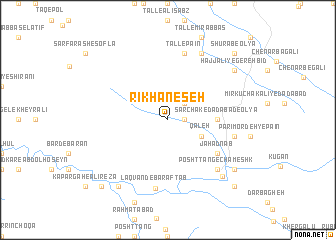 map of Rīkhān-e Seh