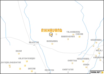 map of Rīkhāvand